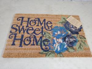 New Home Sweet Home Vinyl Backed Welcome Mat