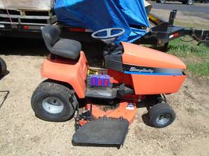 Simplicity broadmoor hydro garden tractor. 42 deck. 14 hp Kohler engine. Starts easy & runs great. Tested & works. As shown.