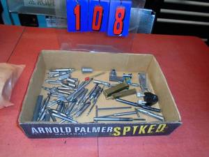 Flat with center drills, bits & brass punches. As shown.