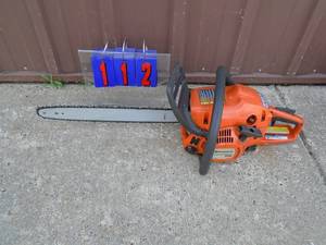 Husquvarna model 240 chainsaw. 18 bar. Tested & works. As shown.