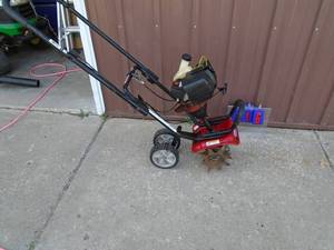 Craftsman mini tiller. Nice shape. Tested & works. As shown.