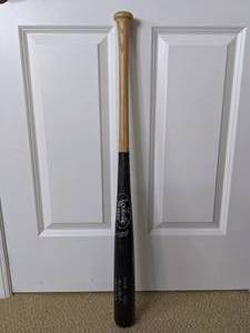 lot 28 image: Matt Wallbeck Minnesota Twins Game-Used and Hand-Signed Baseball Bat w Certification