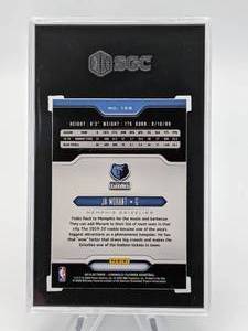 lot 105 image: 2019 Ja Morant Chronicles Playbook Rookie Card SGC 9.5 Mint