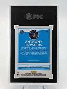 lot 106 image: 2020 Anthony Edwards Ant Man Donruss Optic Rated Rookie SGC 9.5