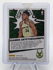 lot 114 image: 2020 Optic My House Silver Holo Prizm Giannis Antetokounmpo