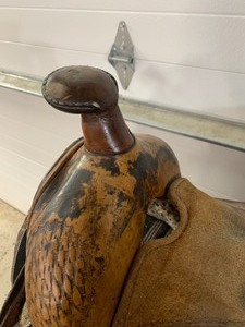 Very Good Saddle stamped 14310 16in
