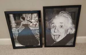 Audrey Hepburn and Albert Einstein