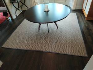 Large Woven Straw Rug