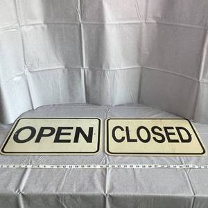 Open and Closed Signs, Metal Signs