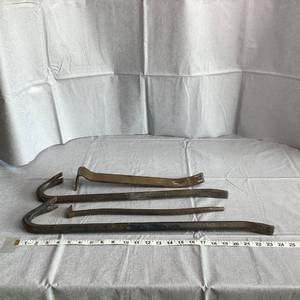 Lot of 4 Crow Bars, Prying Bars