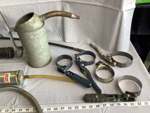 Lot of Oil Changing Equipment