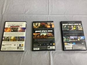 3 Playstation 2 Games - Grand Theft Auto