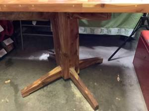 Unique - One of A Kind - Butcher Block Style Table