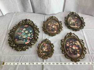 5 Vintage Picture Frames From Italy