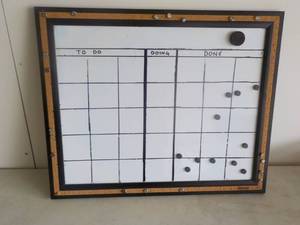 White Board with Magnet 22 x 18...