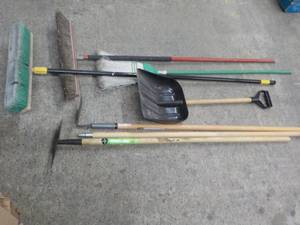Brooms, Shovels and Hoes...