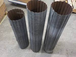3 Galvanized Metal Cylinders for DI...
