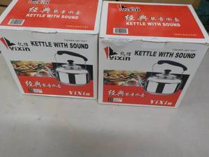 2 YIXIN Stainless Steel Kettles wit...