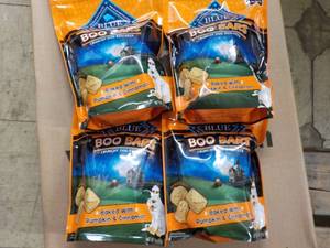 4 - 11 oz Bags Blue Boo Bars Dog Bi...