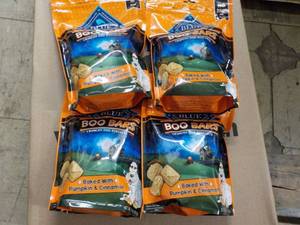 4 - 11 oz Bags Blue Boo Bars Dog Bi...