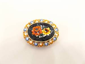 Vintage Italian Micro-Mosaic Pendant