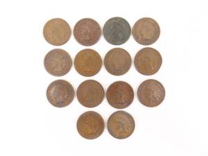 14 - 1880s Indian Head Pennies&nbsp