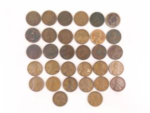 Misc Indian Head and Wheat Pennies