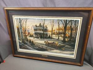 lot 15 image: Terry Redlin Homeward Bound