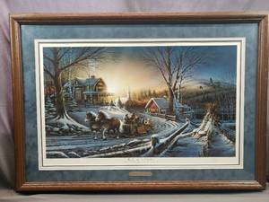 lot 21 image: Terry Redlin The Pleasures of Winter