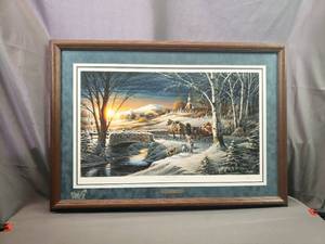 lot 22 image: Terry Redlin Almost Home #10163 of 29500