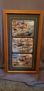 lot 27 image: 3 ken Zylla Prints in One Frame