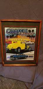 lot 31 image: American Graffiti Nights Framed Screen Print
