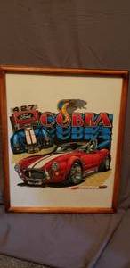 lot 32 image: 427 Cobra Framed Screen Print