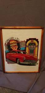 lot 35 image: Grilled to Perfection Framed Screen Print