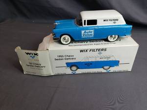 lot 104 image: WIX Filters 1955 Chevy Sedan Delivery Coin Bank