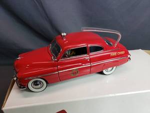 lot 147 image: 1949 Mercury Fire Chiefs Car Danbury Mint