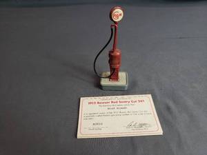 lot 263 image: 1912 Bowser Red Sentry Cut 241 Replica Pump Danbury Mint