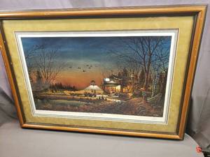 lot 17 image: Terry Redlin Welcome to Paradise