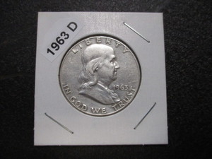 18. 1963-D Franklin Silver Half Dollar