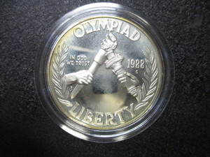 24. 1988-S US Olympic Commemorative Proof Silver Dollar in Protective Case