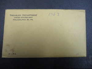 26. 1963-P Franklin Silver Mint Proof Set in Original Government Packaging