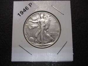 32. 1946-P Walking Liberty Silver Half Dollar