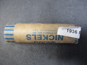 40. Roll of (40) 1936-P Buffalo Nickels