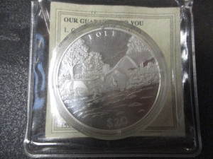 43. 2000 History of Aviation Silver Commemorative Coin - Ader Eole Monoplane