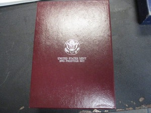 51. 1992 US Olympic Prestige Set 1oz Silver Commemorative, Clad Commemorative and Complete Proof Set in OGP