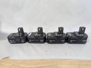 lot 394 image: (4 pack) Ryobi 4AH Batteries