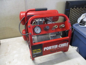 lot 130 image: Porter Cable Air Compressor