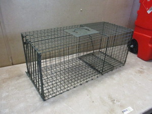 lot 132 image: Medium sized live trap- like new