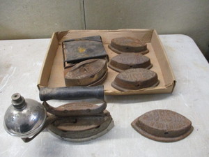 lot 29 image: Antique Irons