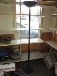 lot 87 image: Torchier floor with 3 way bulb